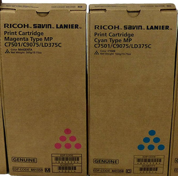 Toner MPC6501 / MPC7501 Cyan / Magenta